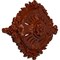 Ekena Millwork Antonio Ceiling Medallion, Hand-Painted Firebrick, 35 7/8"W x 22 1/2"H x 4 3/8"P CM35X22ANFIF - alternate 2